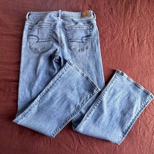 American Eagle Y2K Kick Boot Cut Denim Low-Rise Stretch Jeans